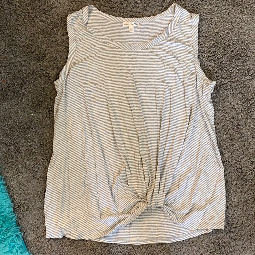 Striped knot top from stitch fix